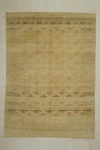 Turkish Carpet Rug 6.5x9.5 Vintage Turqumen Carpet Rug 205,286