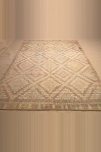 6,6x10 Brown Cicim Kilim Rug. 194,297 - Goat Hair Rug  $i