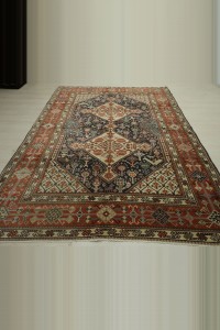 6.6x9.5 Vintage Persian Rug 200,294 - Turkish Carpet Rug  $i