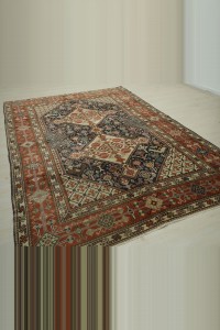 6.6x9.5 Vintage Persian Rug 200,294 - Turkish Carpet Rug  $i