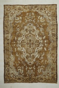 Turkish Carpet Rug 6.6x9 Old Kars Carpet Rug 198,288