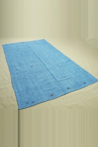 6x10 Overdye İndigo Blue Hemp Rug 177,299 - Turkish Hemp Rug  $i