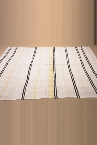 6x11 Black And White Hemp Rug 200,353 - Turkish Hemp Rug  $i