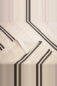 6x11 Black And White Hemp Rug 200,353 - Turkish Hemp Rug  $i