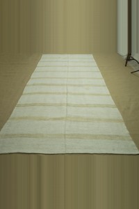 6x11 Light Brown Sripe Hemp Rug 168,350 - Turkish Hemp Rug  $i