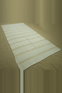 6x11 Light Brown Sripe Hemp Rug 168,350 - Turkish Hemp Rug  $i