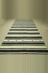 6x13 Long Minimalist Decor Nature Kilim Rug. 185,406 - Turkish Natural Rug  $i