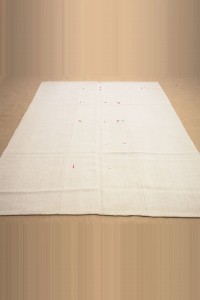 6x8 Plain White Hemp Rug. 177,240 - Turkish Hemp Rug  $i