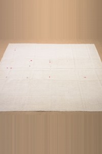 6x8 Plain White Hemp Rug. 177,240 - Turkish Hemp Rug  $i