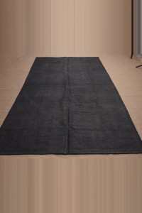 6x9 Overdye Black Hemp Rug. 176,289 - Turkish Hemp Rug  $i