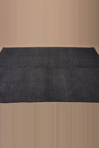 6x9 Overdye Black Hemp Rug. 176,289 - Turkish Hemp Rug  $i