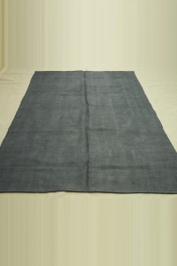 6x9 Overdye Black Hemp Rug 182,270 - Turkish Hemp Rug  $i