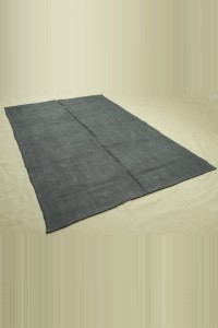 6x9 Overdye Black Hemp Rug 182,270 - Turkish Hemp Rug  $i