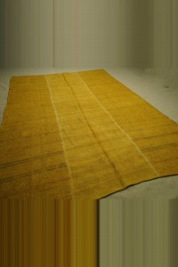 7x10 Overdye Gold Color Hemp Rug 226,323 - Turkish Hemp Rug  $i