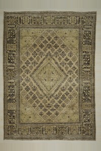 Turkish Carpet Rug 7x10 Vintage Persian Goruvan Rug 220,308