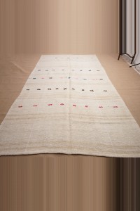 7x11 Striped Hemp Kilim Rug. 200,348 - Turkish Hemp Rug  $i