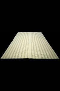 7x9 Feet Nomadic Striped Turkish Rug 223,268 - Turkish Natural Rug  $i