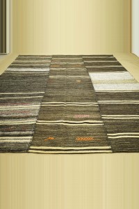 8,5x10,5 Minimalist Decor Goat Hair Kilim Rug. 263,315 - Goat Hair Rug  $i