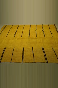 8x10 Overdye Saffron Color Hemp Rug 225,320 - Turkish Hemp Rug  $i