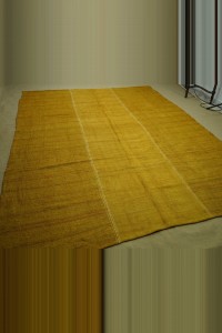 8x10 Overdye Saffron Hemp Kilim Rug 250,316 - Turkish Hemp Rug  $i