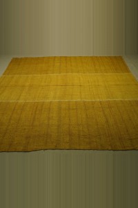 8x10 Overdye Saffron Hemp Kilim Rug 250,316 - Turkish Hemp Rug  $i