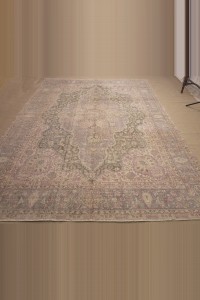 8x11 Antique Vintage Oushak Carpet Rug 253,348 - Oushak Rug  $i