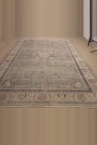 8x11 Gray Oushak Rug 243,342 - Oushak Rug  $i