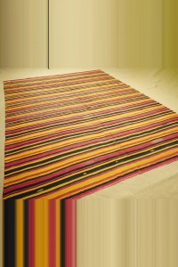 8x11 Striped Pattern Turkish Kilim Rug. 252,333 - Turkish Kilim Rug  $i