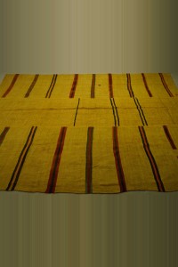 8x12 Overdye Saffron Color Hemp Rug 245,377 - Turkish Hemp Rug  $i