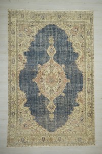 Oushak Rug 8x12 Vintage Isparta Carpet Rug 232,363