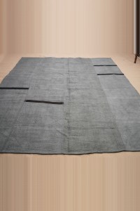 8x9 Overdye Grey Hemp Rug. 230,280 - Turkish Hemp Rug  $i