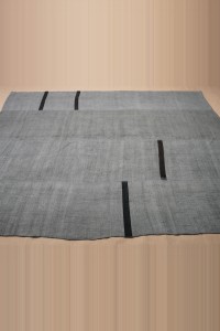 8x9 Overdye Grey Hemp Rug. 230,280 - Turkish Hemp Rug  $i