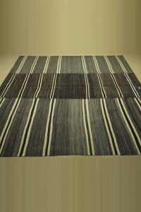 9x10 Striped Pattern Goat Hair Kilim Rug. 265,315 - Goat Hair Rug  $i