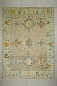 9x12 New Handmade Kars Carpet Rug 276,370