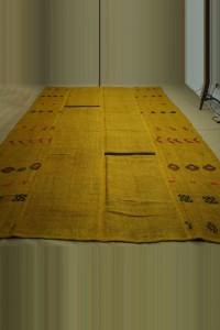 9x13 Overdye Saffron Color Hemp Rug. 274,390 - Turkish Hemp Rug  $i