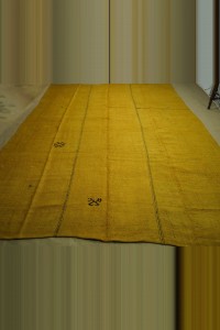 9x13 Overdye Saffron Hemp Rug 286,387 - Turkish Hemp Rug  $i