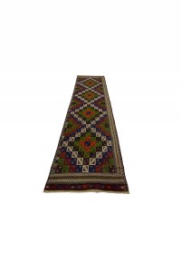 Anatolian Kilim Runner Rug 3x11 Feet 88,330 - Turkish Rug Runner  $i