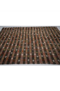 Antique Striped Kilim Rug 7x10 Feet 200,300 - Turkish Kilim Rug  $i