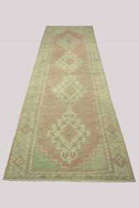 Art Deco Oushak Rug Runner 3x10 Feet 89,315 - Turkish Rug Runner  $i