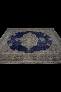 Beige Blue Oushak Rug 6x10 Feet 196,290 - Oushak Rug  $i