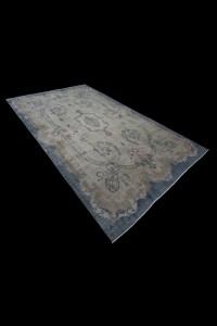 Beige Blue Oushak Rug 8x12 Feet 236,352 - Oushak Rug  $i