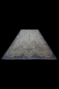 Beige Blue Oushak Rug 8x12 Feet 236,352 - Oushak Rug  $i