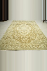 Beige Brown Large Kars Carpet Rug 6.8x10.5 207,320 - Turkish Carpet Rug  $i