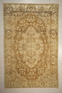 Turkish Carpet Rug Beige Brown Large Kars Carpet Rug 6.8x10.5 207,320