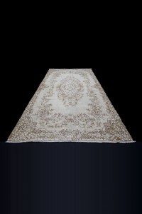 Beige Brown Oushak Rug 4x7 Feet 118,198 - Oushak Rug  $i