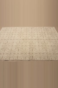 Beige Brown Oushak Rug 5x8 Feet 160,257 - Oushak Rug  $i