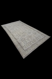 Beige Brown Oushak Rug 6x9 Feet 168,285 - Oushak Rug  $i