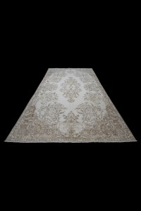 Beige Brown Oushak Rug 7x11 Feet 204,332 - Oushak Rug  $i