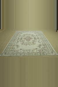 Beige Oushak Rug 5x8 153,247 - Oushak Rug  $i