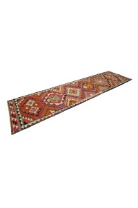 Best Pink Kilim Runner Rug 4x13 Feet 107,397 - Turkish Rug Runner  $i